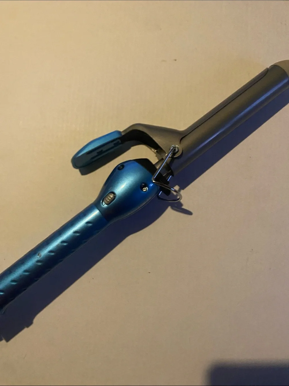 Blue Ceramic Curling Iron for Women Hair Tools - Blue